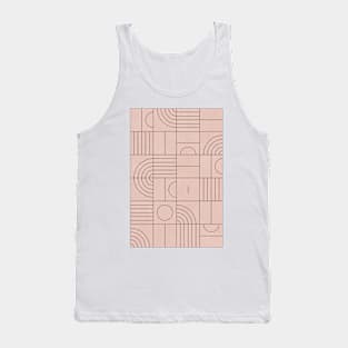 My Favorite Geometric Patterns No.20 - Pale Pink Tank Top